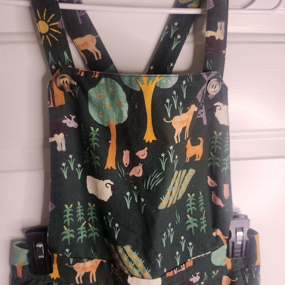 Princess Highway Green Farm Print Jumpsuit - Picture 2 of 8